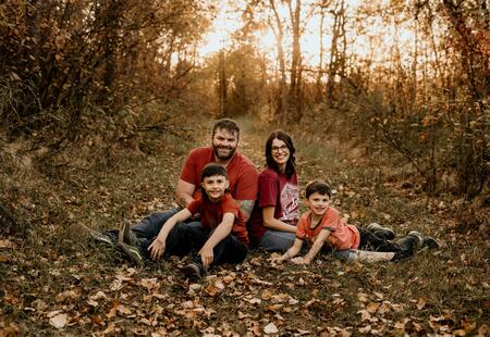 Rechelle Ramsay with family